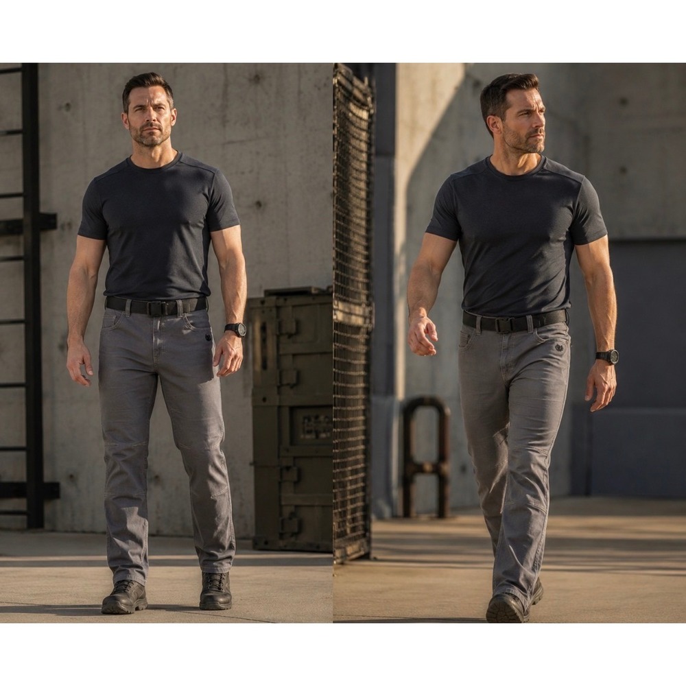 Men's Tactical Distributors TD Carlos Ray Pants Grey 33x28.5. Stretch Pockets